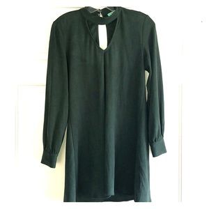 Karlie green size medium suede dress